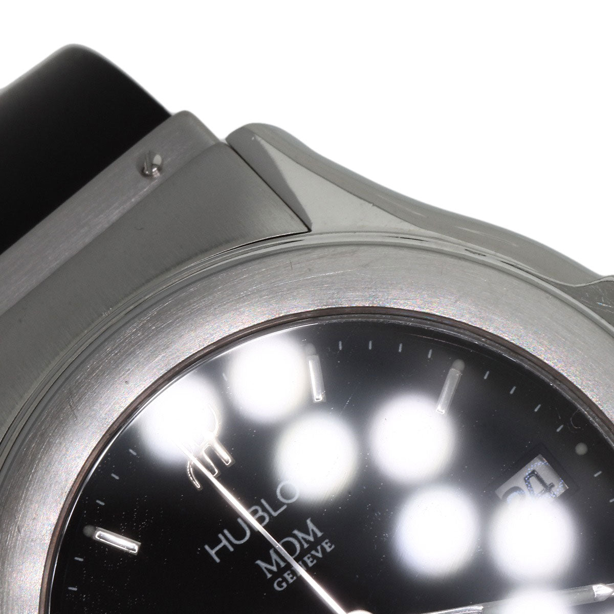HUBLOT MDM Power Reserve Watches  Stainless Steel/Rubber mens