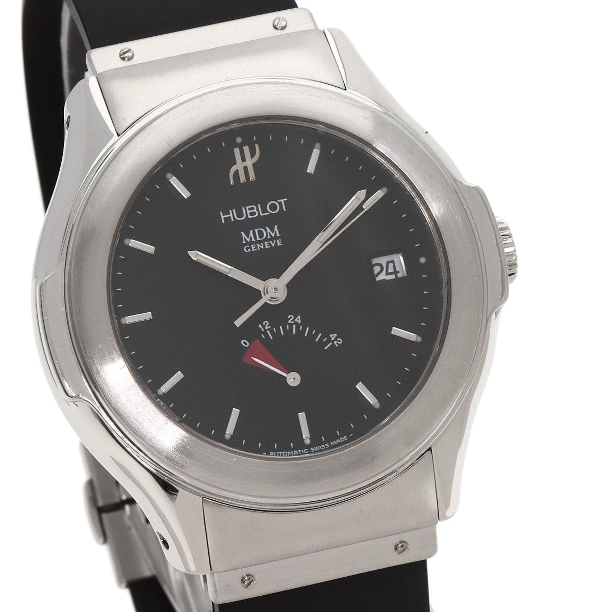 HUBLOT MDM Power Reserve Watches  Stainless Steel/Rubber mens