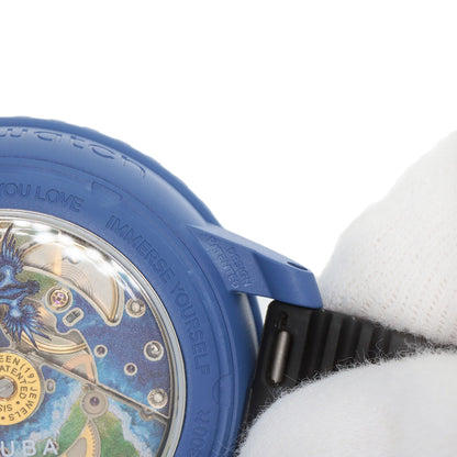 Blancpain Swatch Collaboration Fifty Fathom Atlantic Ocean Watches SO34A100 Ceramic/Rubber mens