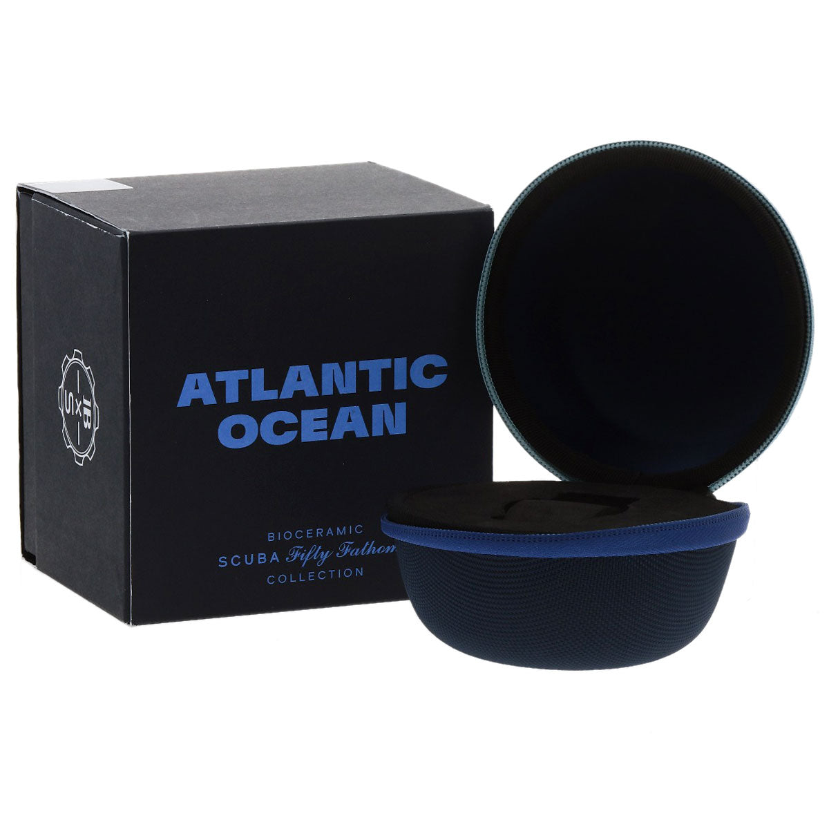 Blancpain Swatch Collaboration Fifty Fathom Atlantic Ocean Watches SO34A100 Ceramic/Rubber mens