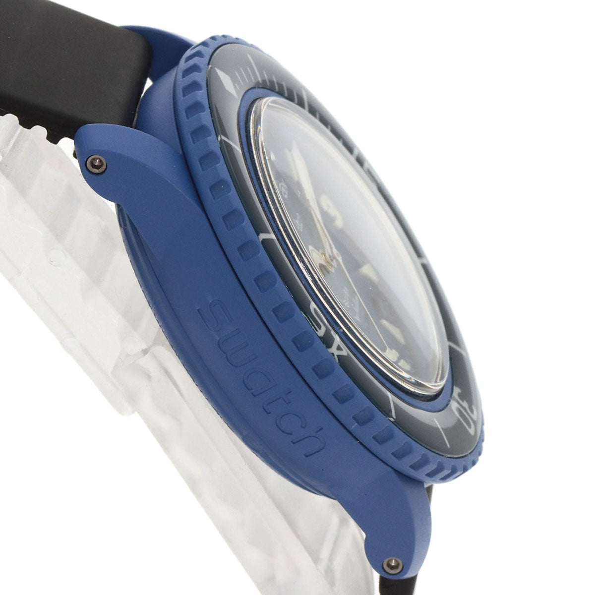 Blancpain Swatch Collaboration Fifty Fathom Atlantic Ocean Watches SO34A100 Ceramic/Rubber mens