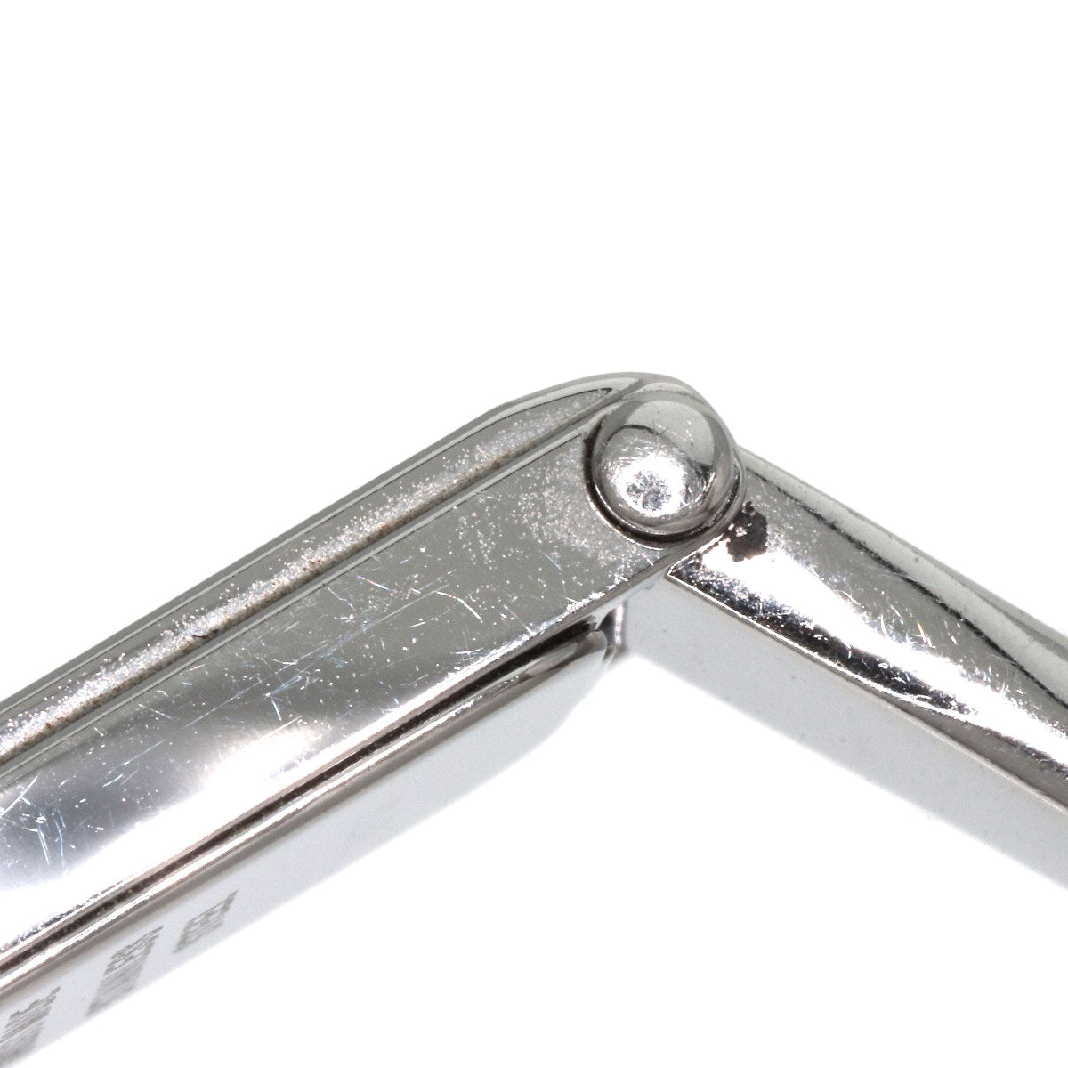 GUCCI Square face bangle Watches 1500L Stainless Steel/Stainless Steel Ladies