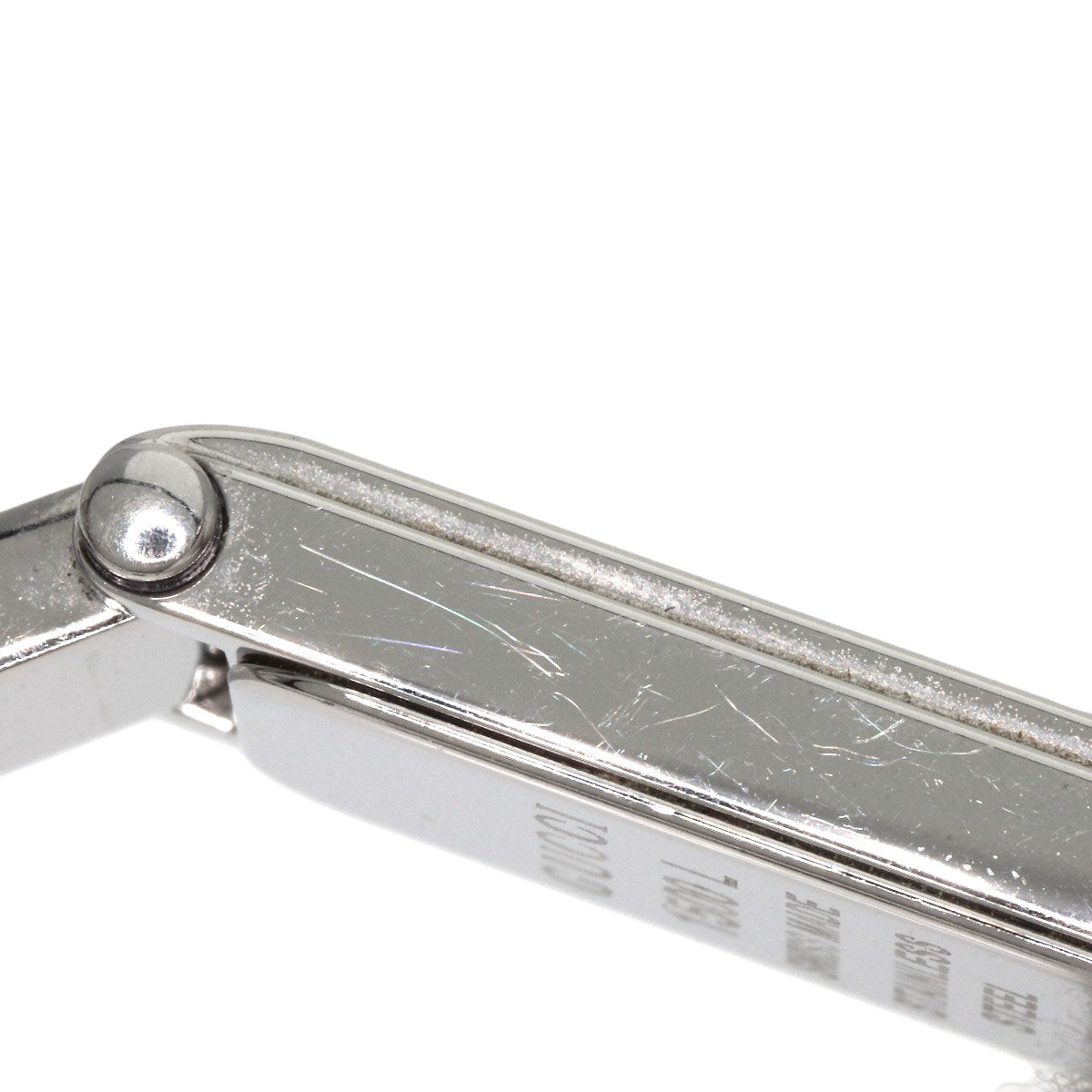 GUCCI Square face bangle Watches 1500L Stainless Steel/Stainless Steel Ladies