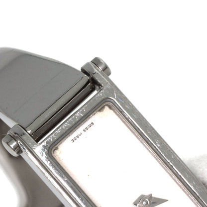 GUCCI Square face bangle Watches 1500L Stainless Steel/Stainless Steel Ladies