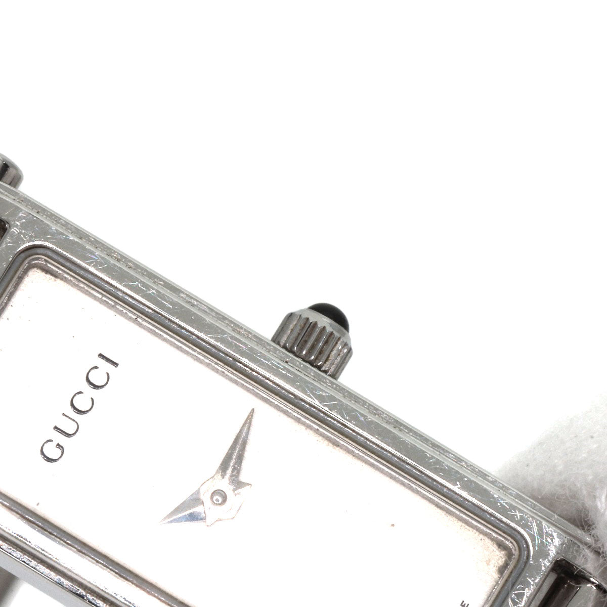 GUCCI Square face bangle Watches 1500L Stainless Steel/Stainless Steel Ladies