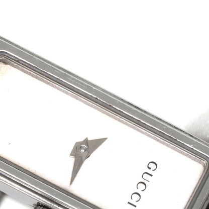 GUCCI Square face bangle Watches 1500L Stainless Steel/Stainless Steel Ladies