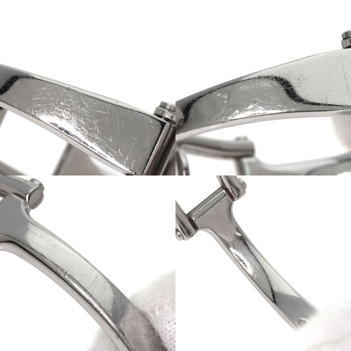 GUCCI Square face bangle Watches 1500L Stainless Steel/Stainless Steel Ladies