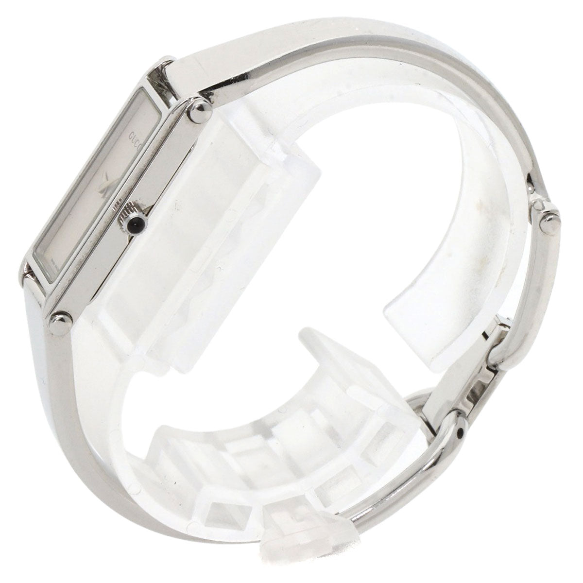 GUCCI Square face bangle Watches 1500L Stainless Steel/Stainless Steel Ladies