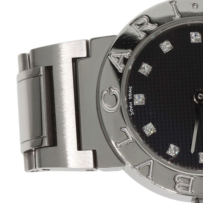 BVLGARI BVLGARI BVLGARI 12P Diamond Watches BB26BSS/12 Stainless Steel/Stainless Steel Ladies