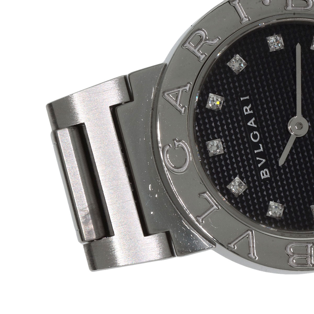 BVLGARI BVLGARI BVLGARI 12P Diamond Watches BB26BSS/12 Stainless Steel/Stainless Steel Ladies
