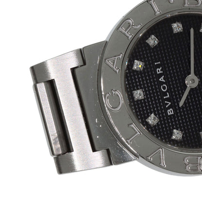 BVLGARI BVLGARI BVLGARI 12P Diamond Watches BB26BSS/12 Stainless Steel/Stainless Steel Ladies