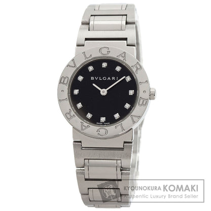 BVLGARI BVLGARI BVLGARI 12P Diamond Watches BB26BSS/12 Stainless Steel/Stainless Steel Ladies