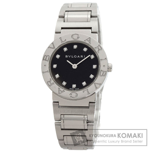 BVLGARI BVLGARI BVLGARI 12P Diamond Watches BB26BSS/12 Stainless Steel/Stainless Steel Ladies