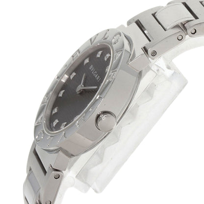 BVLGARI BVLGARI BVLGARI 12P Diamond Watches BB26BSS/12 Stainless Steel/Stainless Steel Ladies
