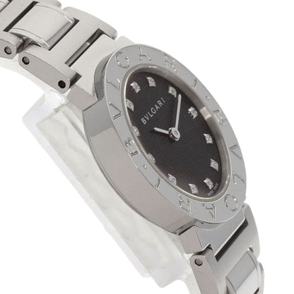 BVLGARI BVLGARI BVLGARI 12P Diamond Watches BB26BSS/12 Stainless Steel/Stainless Steel Ladies