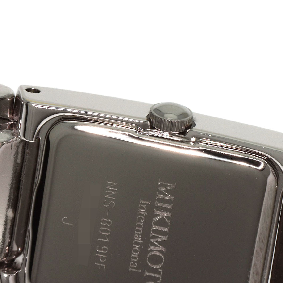 MIKIMOTO Square pearl breath Watches NNS-8019PF Stainless Steel/Pearl Ladies