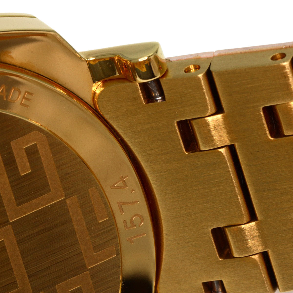 GUCCI grip Watches YA157.4 Gold Plated/Gold Plated Ladies