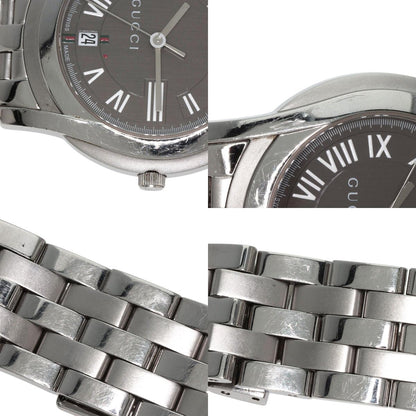 GUCCI Round face Watches 5500M Stainless Steel/Stainless Steel mens