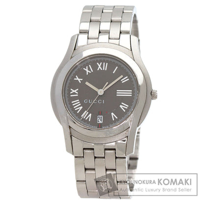 GUCCI Round face Watches 5500M Stainless Steel/Stainless Steel mens