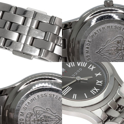 GUCCI Round face Watches 5500M Stainless Steel/Stainless Steel mens