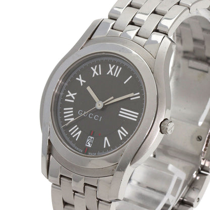 GUCCI Round face Watches 5500M Stainless Steel/Stainless Steel mens