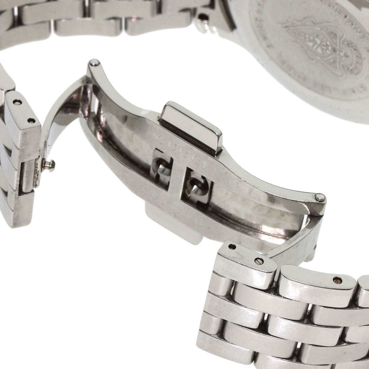 GUCCI Round face Watches 5500M Stainless Steel/Stainless Steel mens