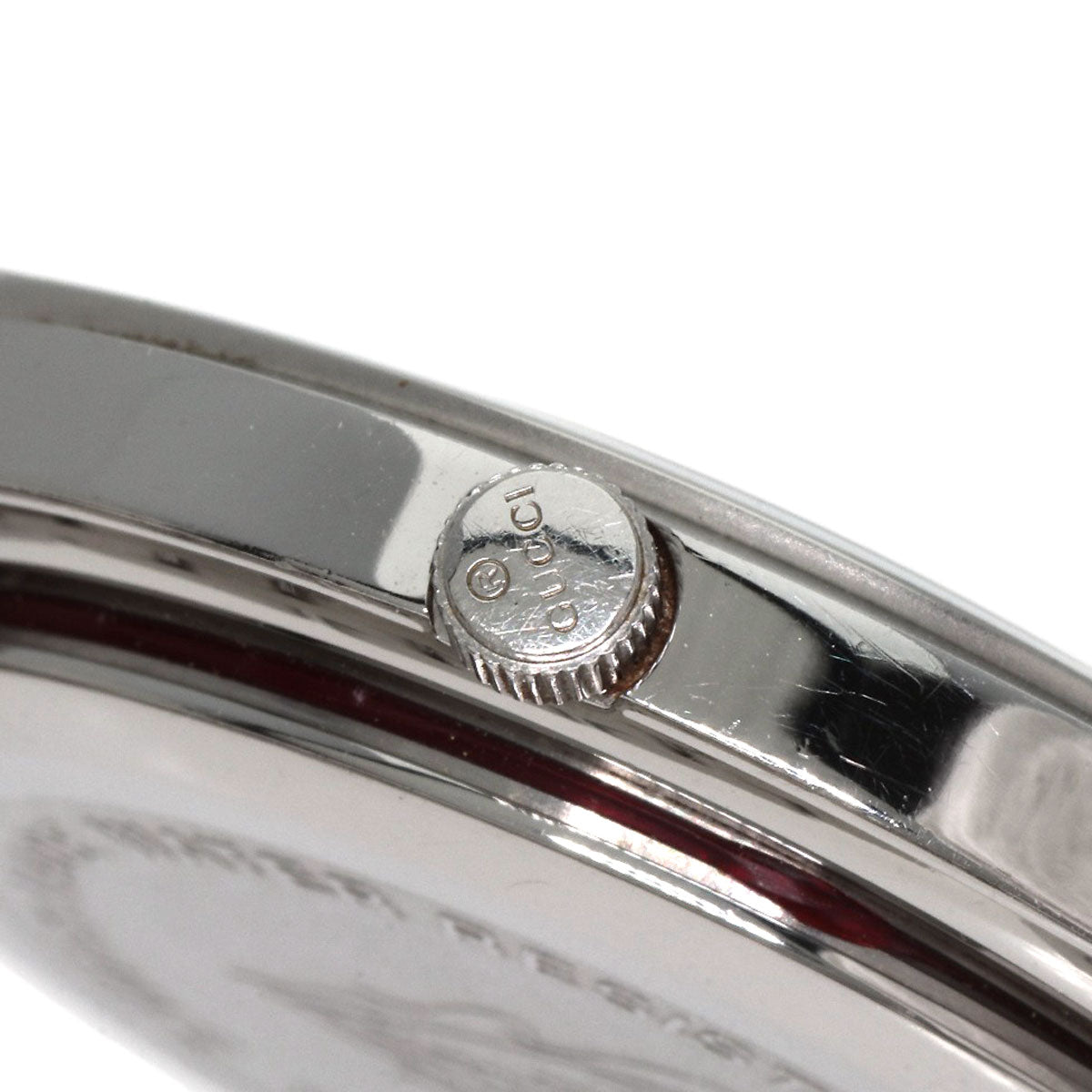 GUCCI Round face Watches 5500M Stainless Steel/Stainless Steel mens