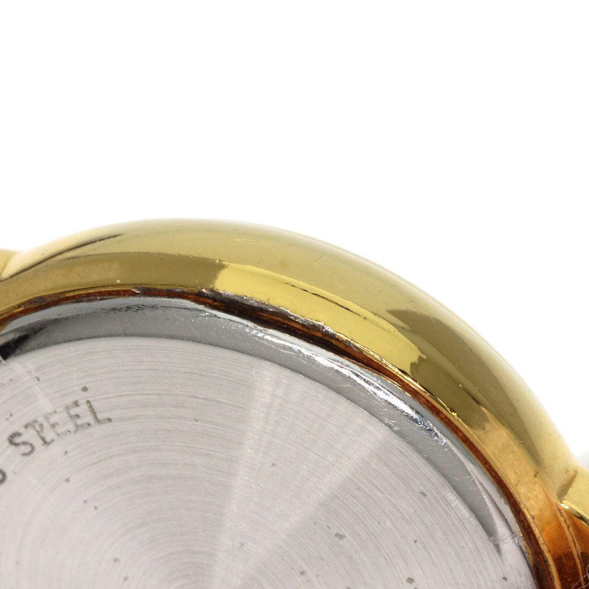 LONGINES Round face Watches L4.220.2 Gold Plated/Leather Ladies