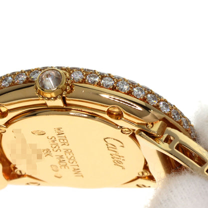 CARTIER Baignoire Full Diamond Watches WB505151 K18 Yellow Gold/18K Yellow Gold Ladies