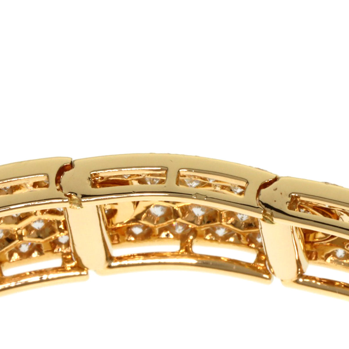 CARTIER Baignoire Full Diamond Watches WB505151 K18 Yellow Gold/18K Yellow Gold Ladies