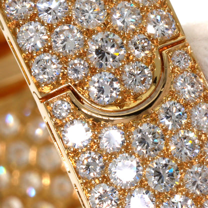 CARTIER Baignoire Full Diamond Watches WB505151 K18 Yellow Gold/18K Yellow Gold Ladies