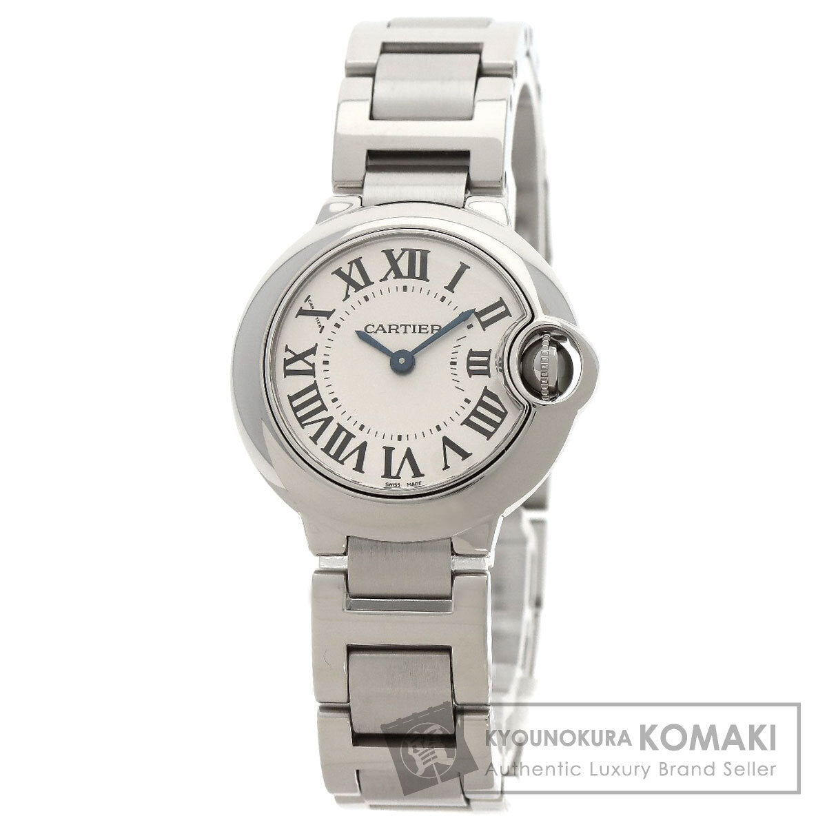 CARTIER Baron Blue 1.1 " Watches W69010Z4 Stainless Steel/Stainless Steel Ladies