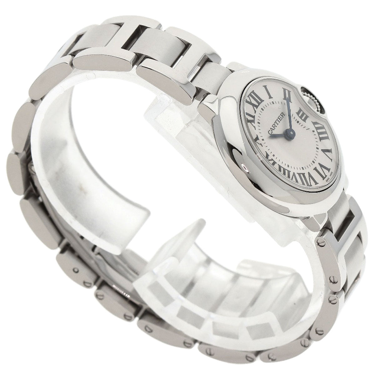 CARTIER Baron Blue 1.1 " Watches W69010Z4 Stainless Steel/Stainless Steel Ladies