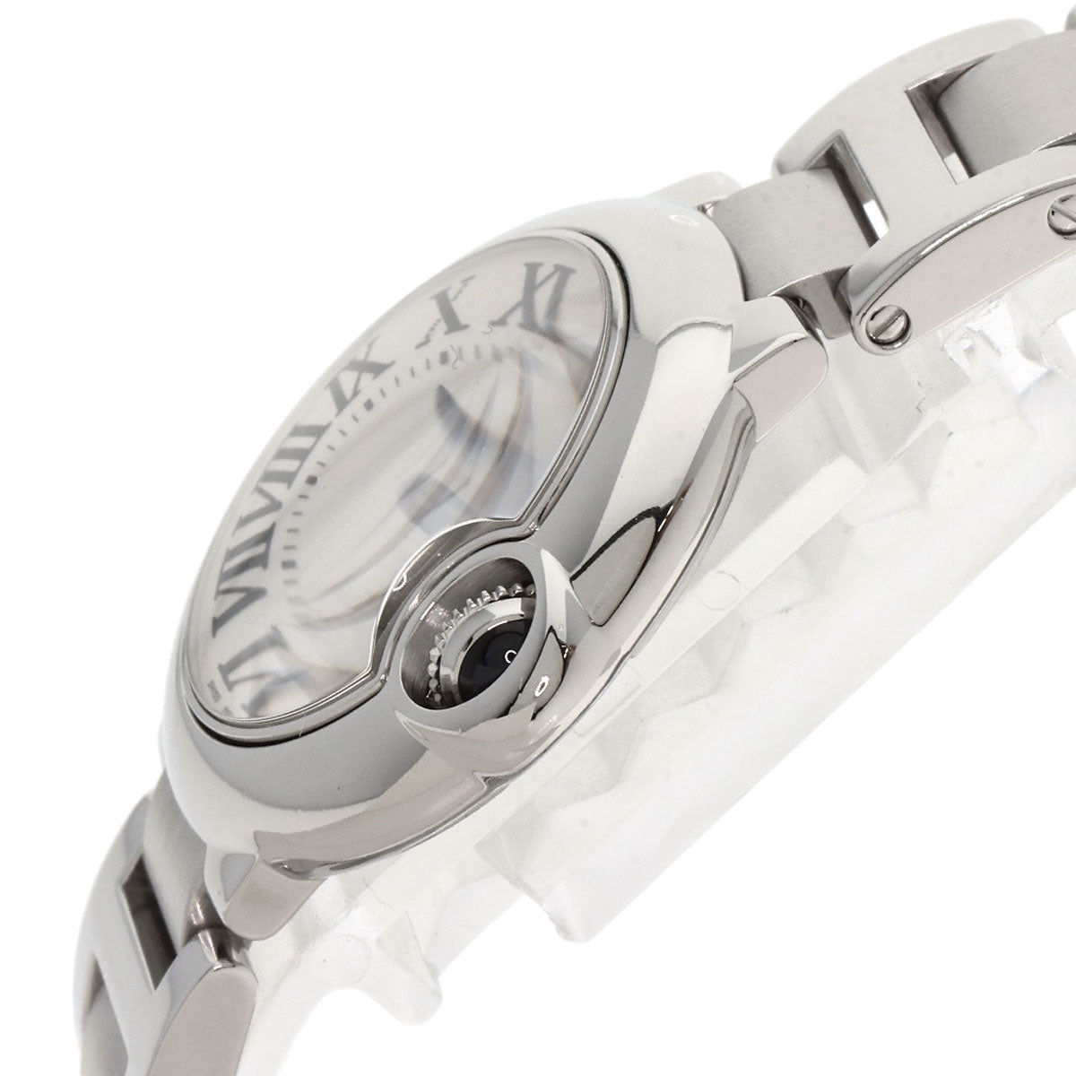 CARTIER Baron Blue 1.1 " Watches W69010Z4 Stainless Steel/Stainless Steel Ladies