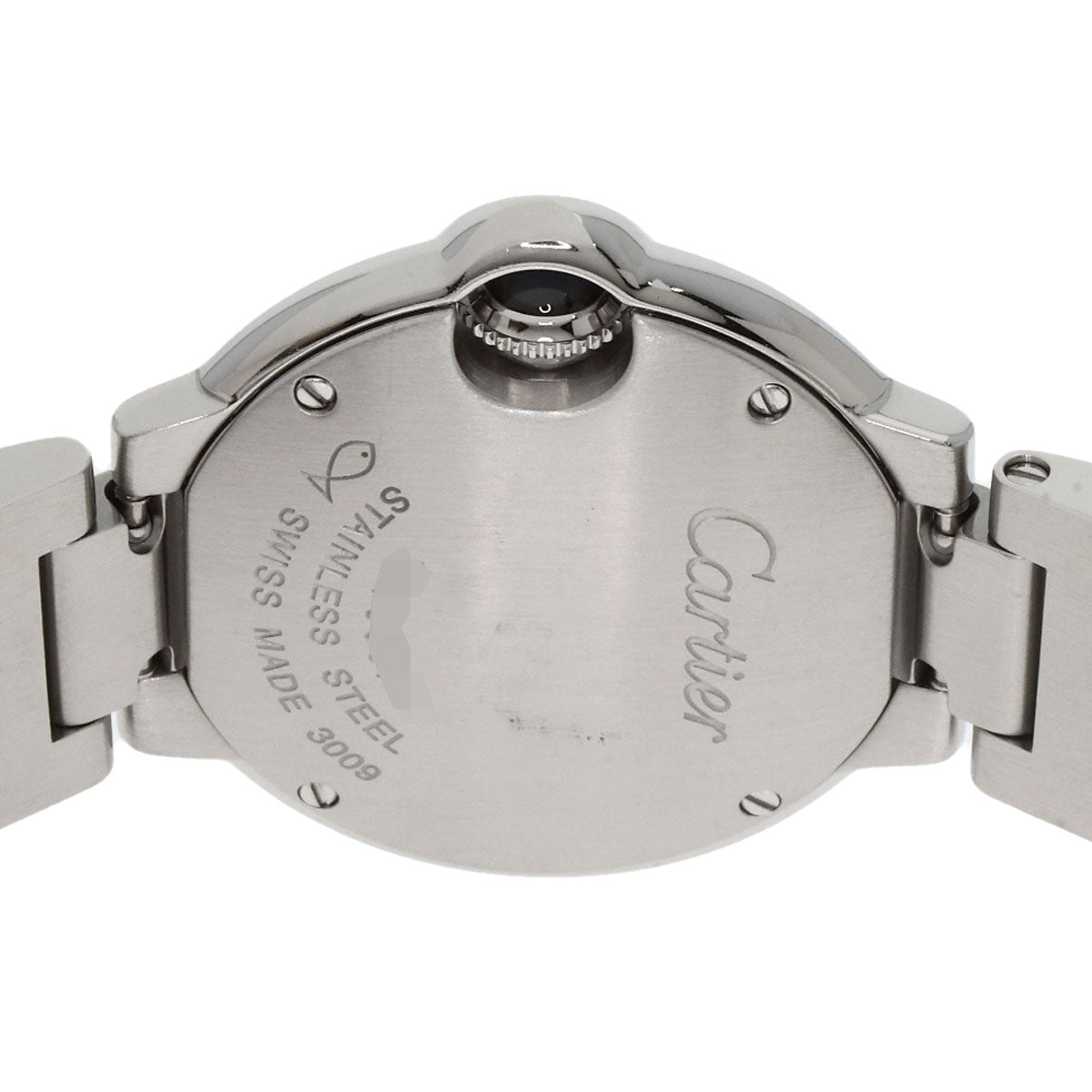 CARTIER Baron Blue 1.1 " Watches W69010Z4 Stainless Steel/Stainless Steel Ladies