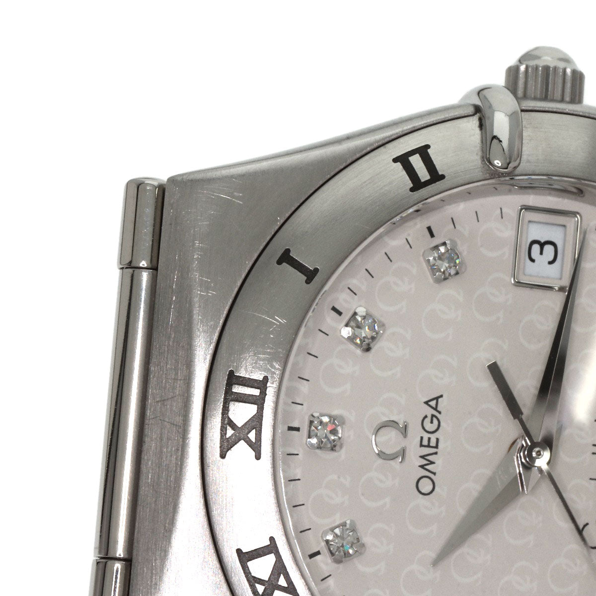 OMEGA Constellation 50th Anniversary 11P Diamond Watches 1504.35 Stainless Steel/Stainless Steel mens