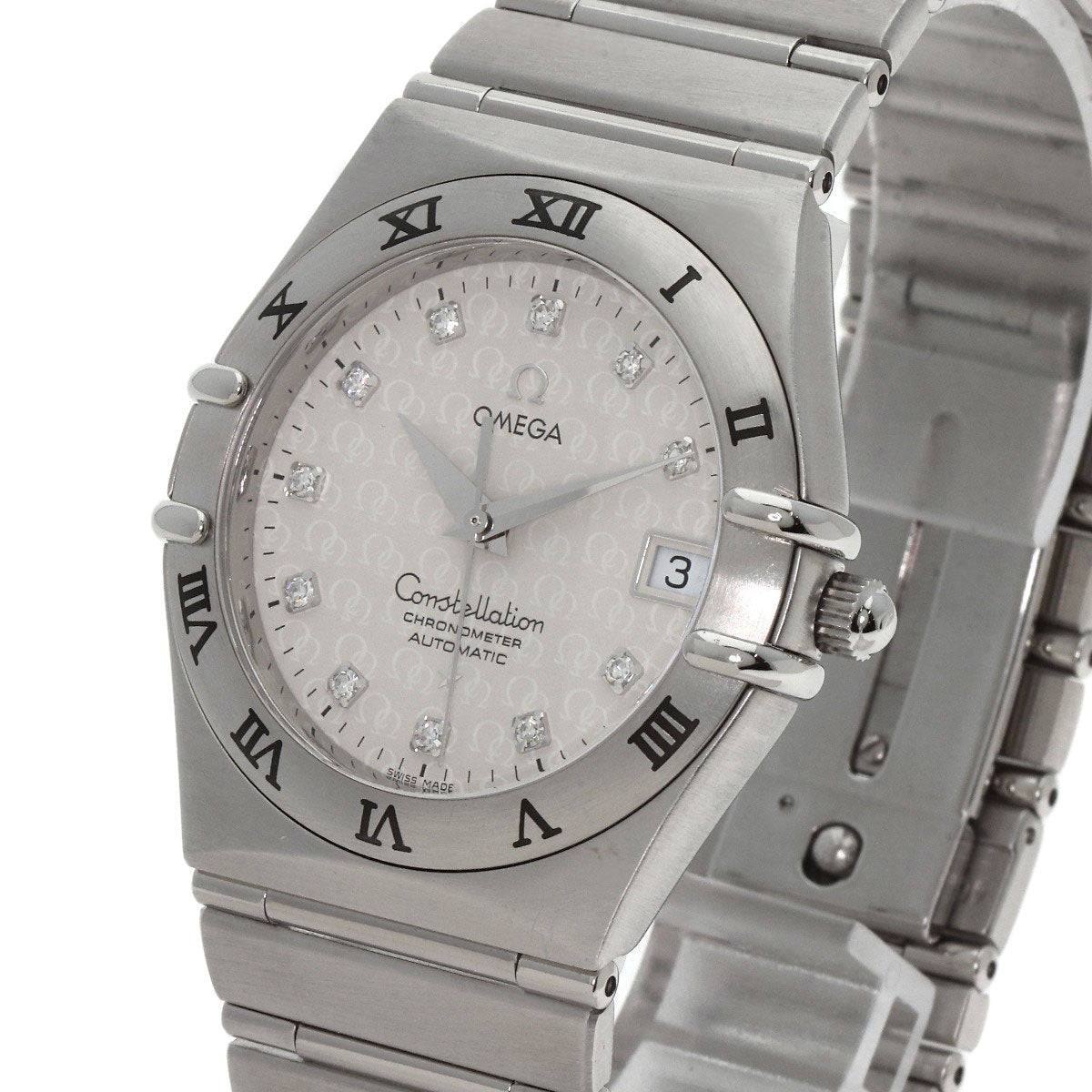 OMEGA Constellation 50th Anniversary 11P Diamond Watches 1504.35 Stainless Steel/Stainless Steel mens