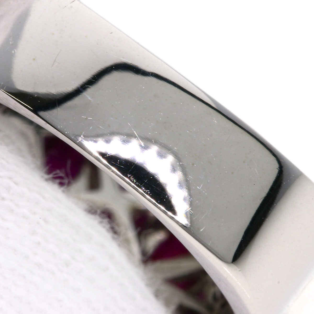 Damiani Mystery Setting Ruby Diamond Ring K18 White Gold Ladies [Used]