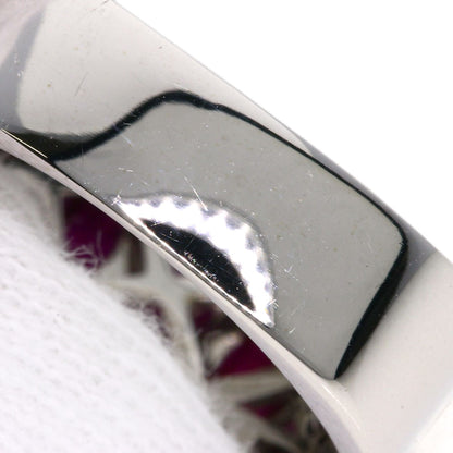 Damiani Mystery Setting Ruby Diamond Ring K18 White Gold Ladies [Used]