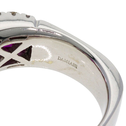 Damiani Mystery Setting Ruby Diamond Ring K18 White Gold Ladies [Used]