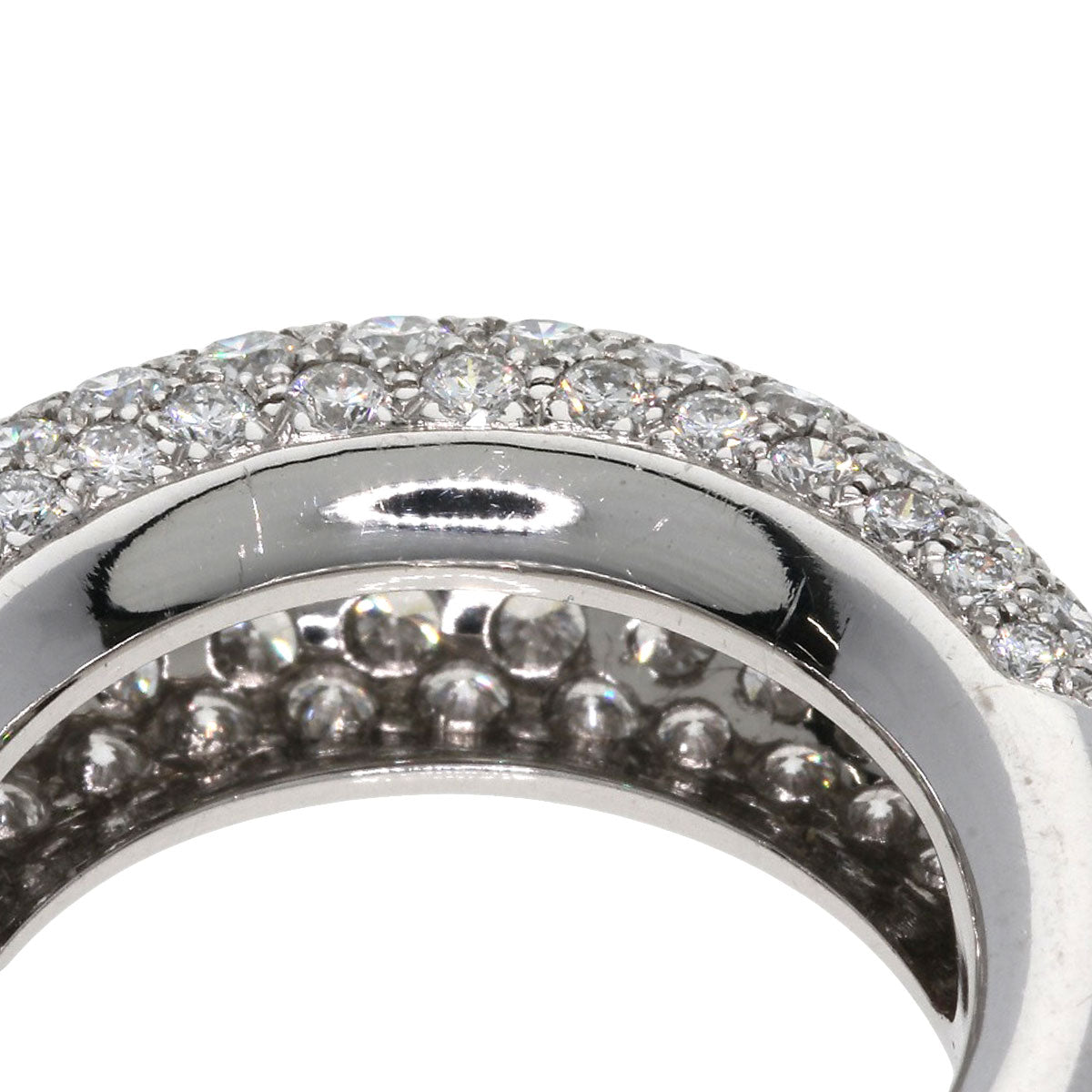 Chaumet Anno Diamond Large Ring K18 White Gold Ladies [Used]