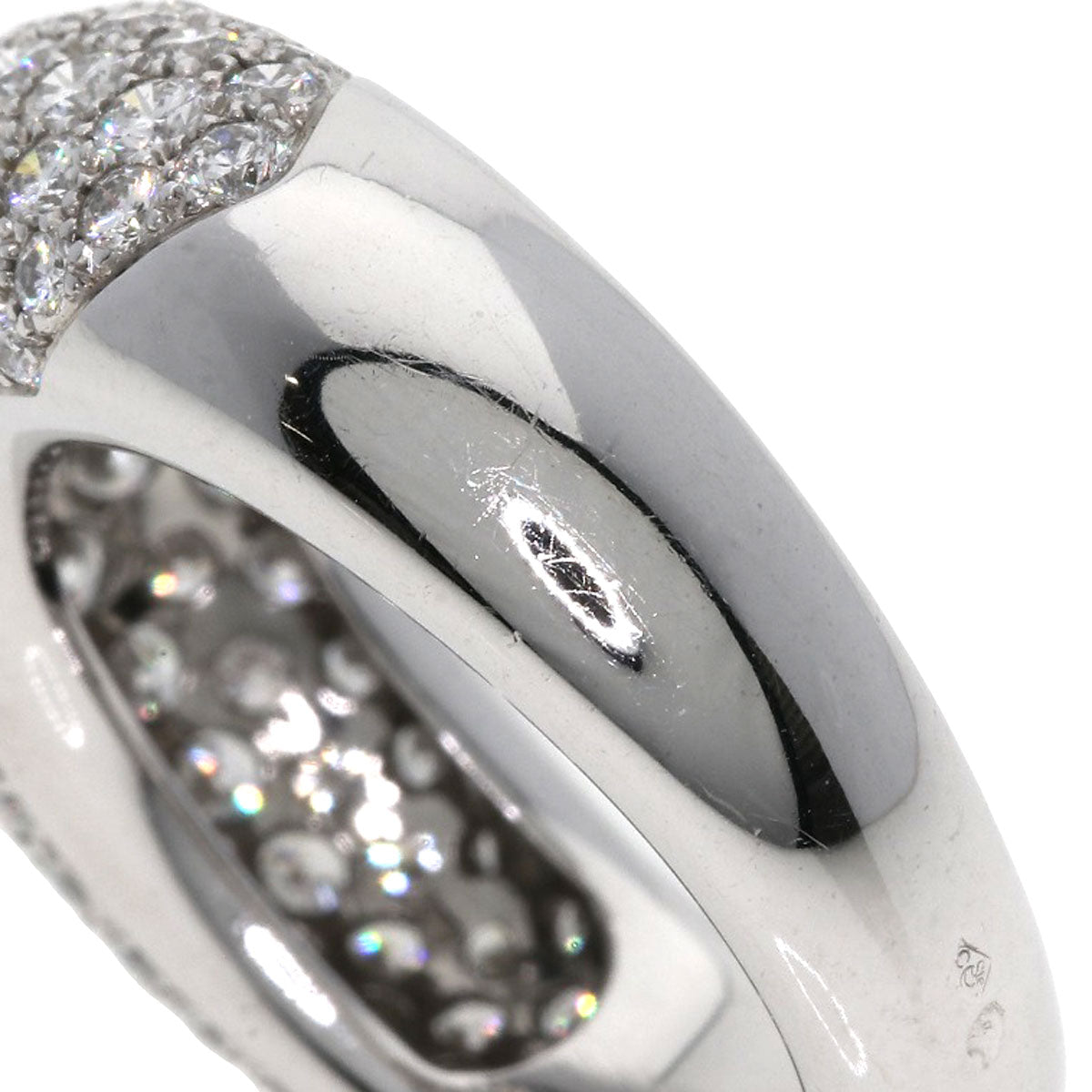 Chaumet Anno Diamond Large Ring K18 White Gold Ladies [Used]