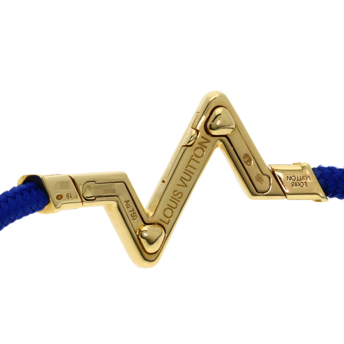 LOUIS VUITTON LV Vault Upside Down #19 Bracelet K18 Yellow Gold Ladies [Used]