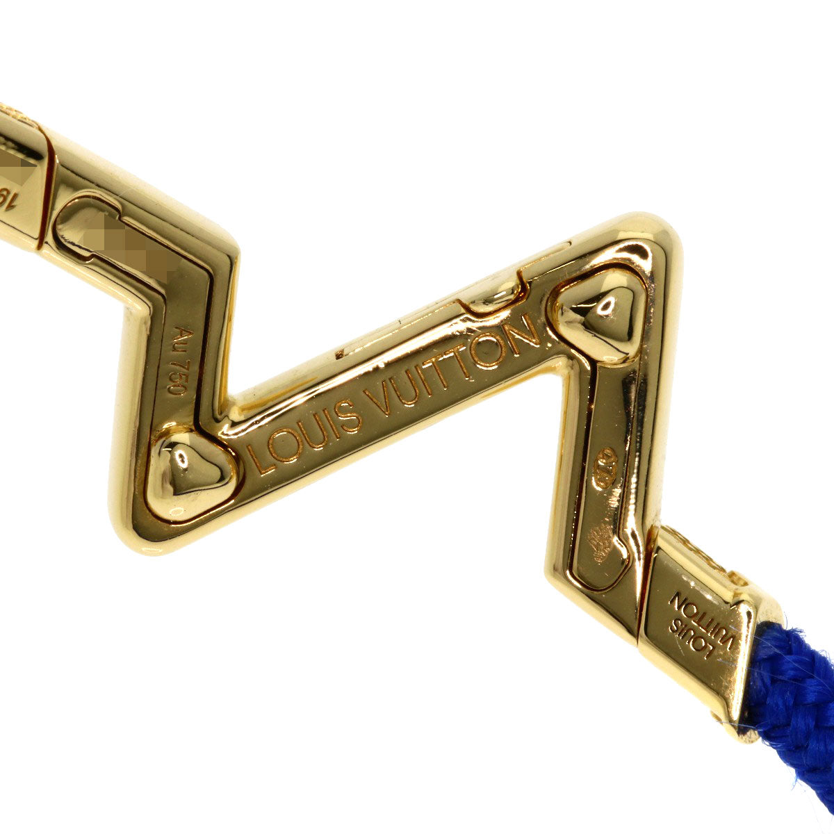 LOUIS VUITTON LV Vault Upside Down #19 Bracelet K18 Yellow Gold Ladies [Used]
