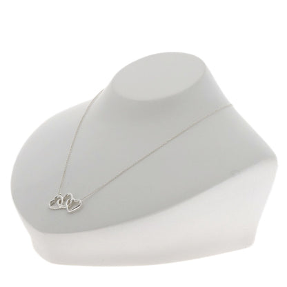TIFFANY&Co. Triple heart Necklace Silver Ladies [Used]