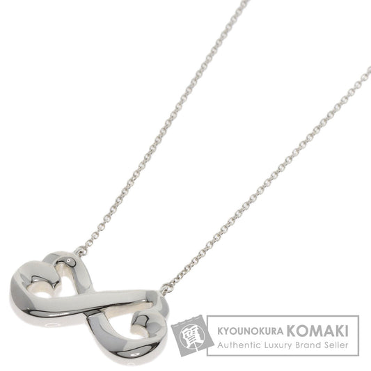 TIFFANY&Co. Double Loving Heart Necklace Silver Ladies [Used]