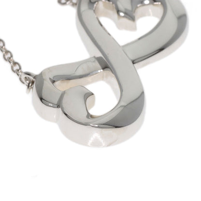 TIFFANY&Co. Double Loving Heart Necklace Silver Ladies [Used]