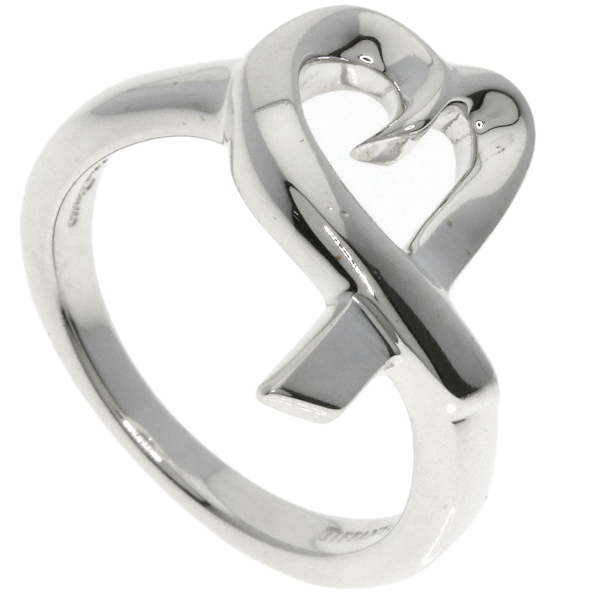 TIFFANY&Co. Loving heart Ring Silver Ladies [Used]
