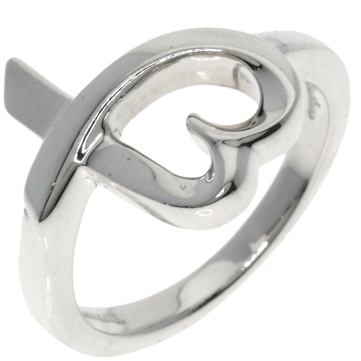 TIFFANY&Co. Loving heart Ring Silver Ladies [Used]