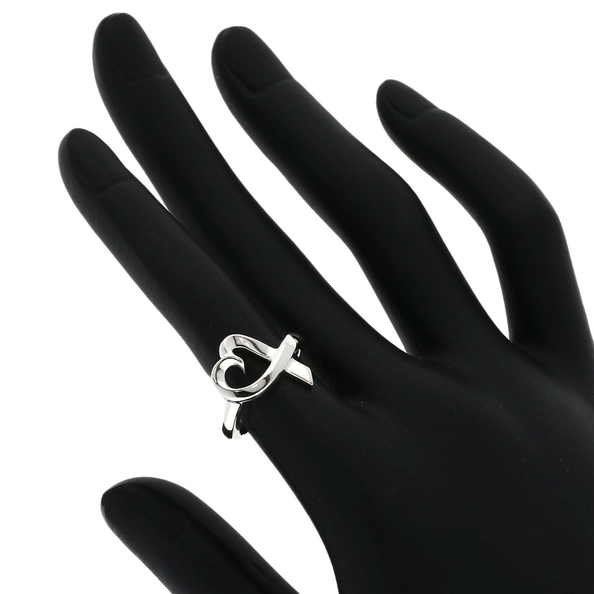 TIFFANY&Co. Loving heart Ring Silver Ladies [Used]